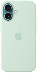 Защитный чехол iPhone 16 Silicone case Msafe аквамарин (aquamarine)