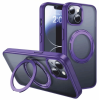 Защитный чехол iPhone 15 Hoco STAND Magnetic Case 2 in1  фиолетовый (purple)