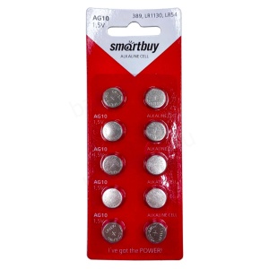 Батарейка Smart Buy AG1 (10-BL)
