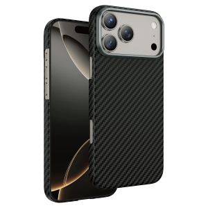 Защитный чехол iPhone 17 Pro Max Keephone Kevlar Diago черный (black)