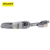 Дата кабель 2 в 1 Awei CL-984 iPhone/Type-C gray (серый)