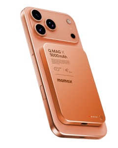 Аккумулятор портативный Momax Q.Mag X 5000mAh 8.3mm пеочный (sandstone)