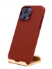 Защитный чехол iPhone 14 Pro Leater Case MagSafe красный (red)