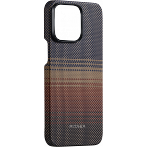 Защитный чехол iPhone 15 Pro Pitaka Fusion Weaving MagEZ 5 закат (sunset)