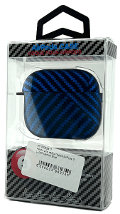 Чехол для кейса "Apple AirPods 3" LUXO синий (carbon blue)