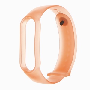 Xiaomi Mi Band 5\6 силиконовый ремешок WB11 силикон прозр. (peach)