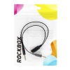 Адаптер RockBox Jack 3.5 - Jack 3.5 наушники/микрофон 10sm черный (black)