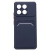 Кейс - Xiaomi Poco F6 SC337  с картхолдером (dark blue)