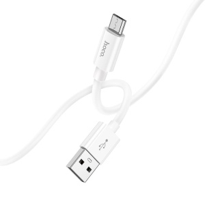 Дата кабель HOCO X87 USB-Micro USB White