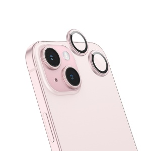 Защитное стекло для камеры - iPhone 15 / 15 Plus V14 Light Pink