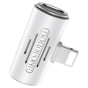 Адаптер Borofon BV6 Comfortable Apple dual белый (white)