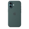 Защитный чехол iPhone 16 Silicone case Msafe зеленый (lake green)