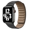 Ремешок для часов Apple Watch APW экокожа на магните 42/44/45/49 черный (black)