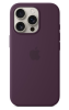 Защитный чехол iPhone 16 Pro Max Silicone case Msafe фиолетовый (purple)