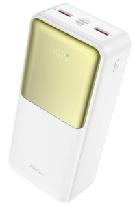 Аккумулятор портативный НОСО J136B 30000mAh 22.5W+PD20W белый (white)