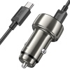 Адаптер автомобильный HOCO Z50-USB/Type-C 48W черный (black)