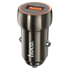 Адаптер автомобильный HOCO 1USBX Z46 серый (metal gray)