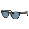 Смарт-очки Ray-Ban Meta Skyler Глянцевый черный с лазурно-синими фотохромными линзами Transitions