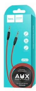 AUX-кабель (папа-папа) HOCO UPA11 1m черный (black)