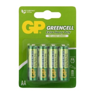 Батарейка Солевая GP R6 Green Cell 15G-Bs4