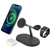 Беспроводное зарядное устройство COTECi WS-39 3in1 magsafe wireless fast charge черный (Black)