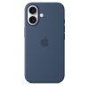 Защитный чехол iPhone 16 Silicone case Msafe джинсовый (denim)