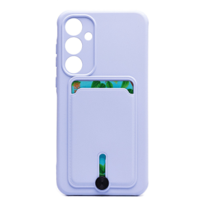 Кейс - Samsung Galaxy A35 SC304 с картхолдером (light violet)