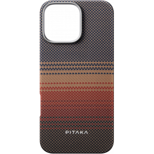 Защитный чехол iPhone 16 Pro Max Pitaka Tactile Woven Case закат (sunset)