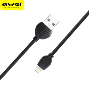Дата кабель iPhone 5 Awei CL-63 black (черный)