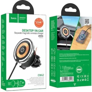 Автомобильный держатель HOCO CW42 Black (черный)