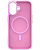 Защитный чехол iPhone 15 AceCase Soft Rim MagSafe розовый (pink)