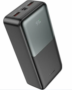 Аккумулятор портативный НОСО J136B 30000mAh 22.5W+PD20W черный (black)