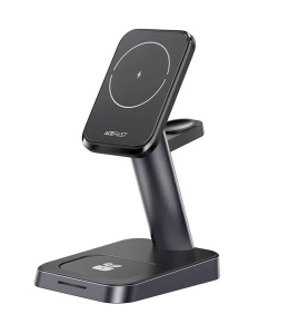 Беспроводное зарядное устройство Acefast E3 (W68) 3-in-1 wireless charging черный (black)