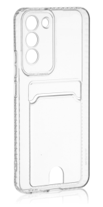 Кейс - Samsung Galaxy S23 Plus Прозрачный с картхолдером