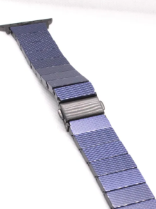 Ремешок для часов Apple Watch 42/44/45/49 Carbon синий (blue)