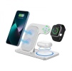 Беспроводное зарядное устройство Wiwu Wi-W020 3 in 1 Wireless charger белый (white)