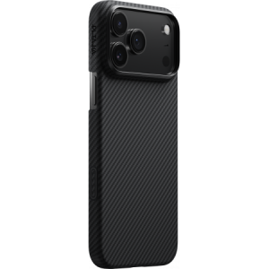 Защитный чехол iPhone 17 Pro Pitaka Ultra-Slim Case черный/серый (black/gray)