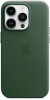 Защитный чехол iPhone 15 Pro Max leather case зеленый (green)