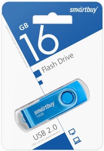 USB накопитель 16Gb Smart Buy Twist синий (blue)