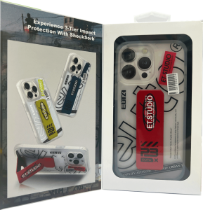 Защитный чехол iPhone 15 Pro ET.Studio красный (red)