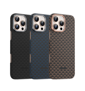 Защитный чехол iPhone 17 Pro Keephone Kevlar Diago оранжевый (orange)