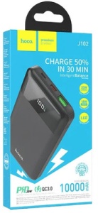 Аккумулятор портативный HOCO J102 20W 10000mAh черный (black)