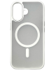 Защитный чехол iPhone 16 AceCase Soft Rim MagSafe белый (white)