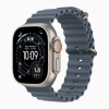 Умные часы Apple Watch Ultra 3 (2025) 49 mm Натуральный титан синий, Ocean Band