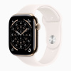 Умные часы Apple Watch Series 11, 42 мм,  золотистый титан, ремешок розовый, 