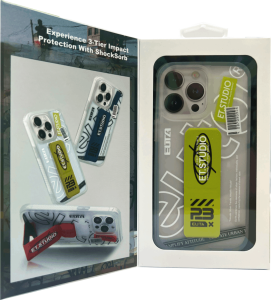 Защитный чехол iPhone 15 Pro ET.Studio желтый (yellow)