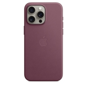 Защитный чехол iPhone 15 Pro Max FineWoven Case Msafe фиолетовый (mulberry)