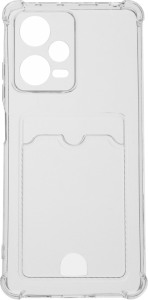 Кейс - Xiaomi Redmi Note 12 Pro+ - прозрачный с картхолдером