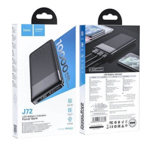 Аккумулятор портативный НОСО J72 10000 mAh черный (black)