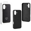 Защитный чехол iPhone 16 Leather Case Msafe черный (black)